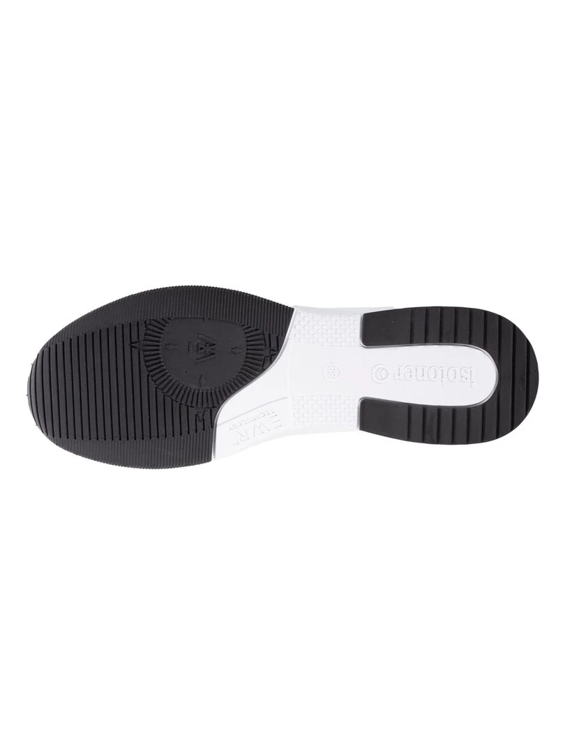 Baskets Confort Femme slip on à lacets Blanc   Blanc