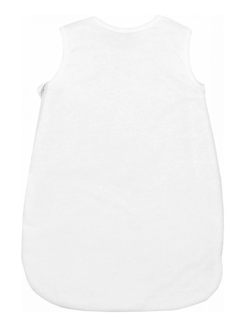 Gigoteuse mi saison 0 3 mois 100% Coton Bio couleur Nuage Blanc