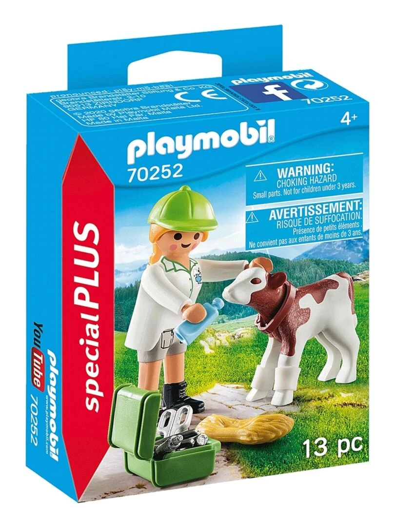 Vétérinaire et veau   N/A