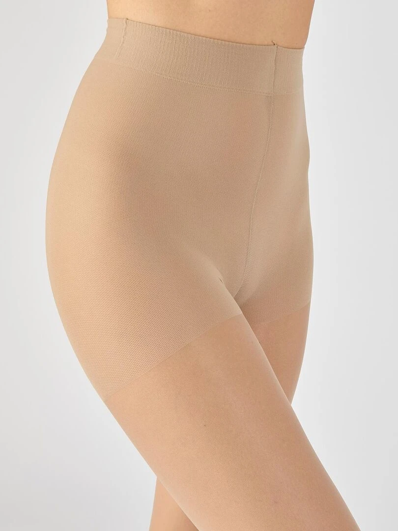 Collant compression dégressive légère Sigvaris  70D   Damart   Beige