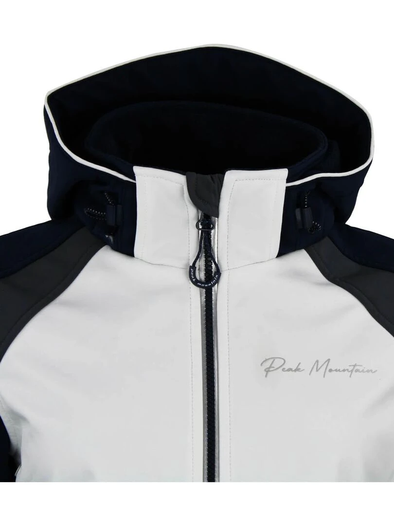 Blouson softshell femme AMETIS   PEAK MOUNTAIN   Bleu marine