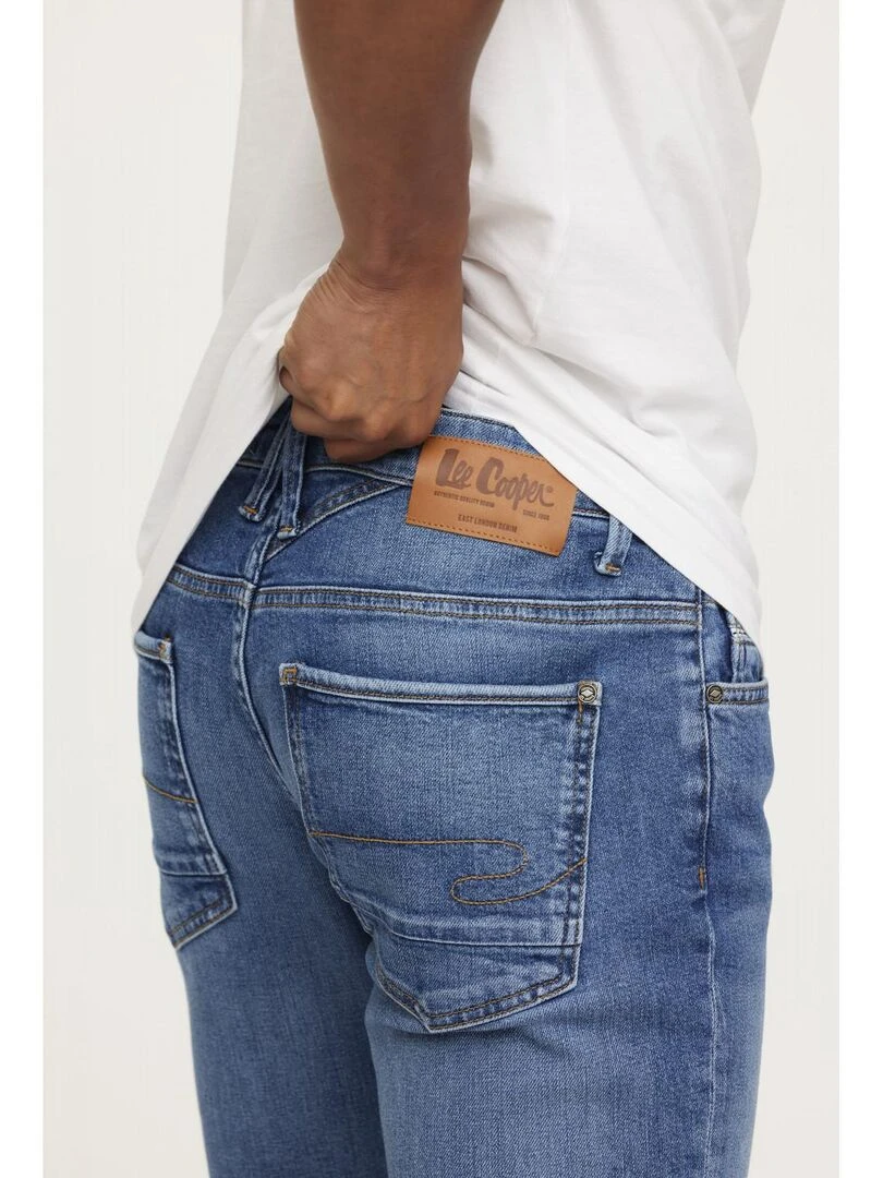 Lee Cooper   Jean coton slim LC030   Bleu