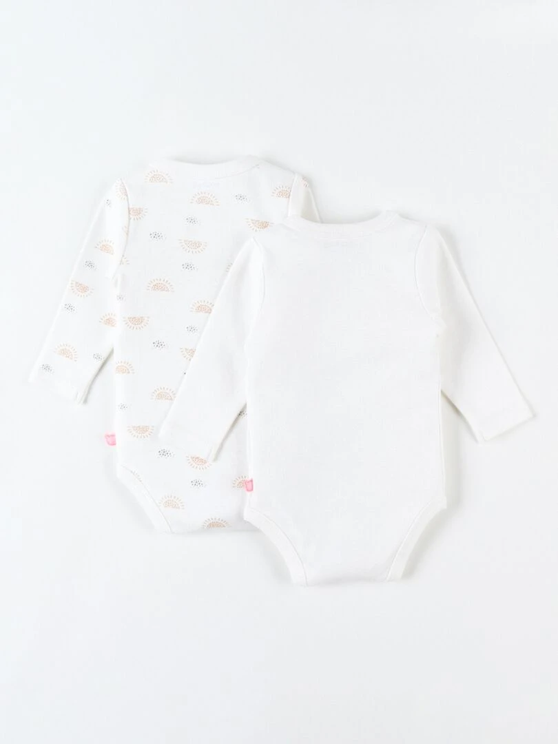 Set de 2 bodies croisés    Noukie's   Blanc