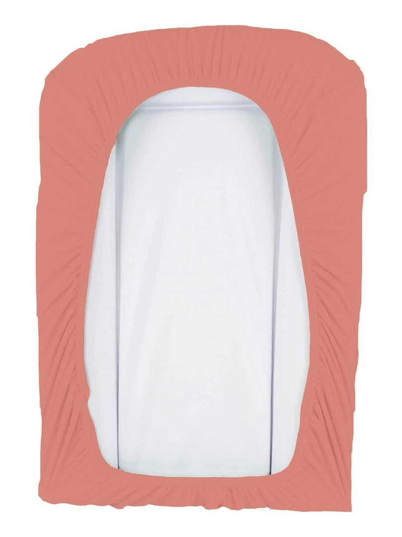 Housse de matelas à langer en éponge bouclette Orange