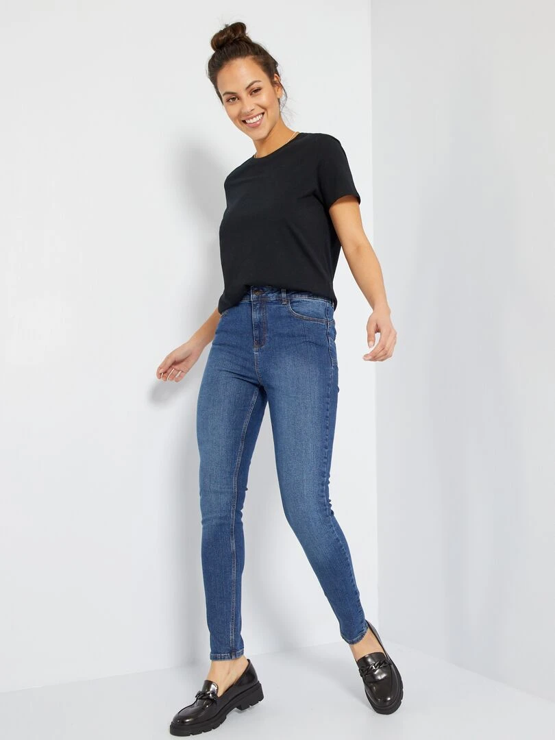 Jean skinny taille haute L30 Stone