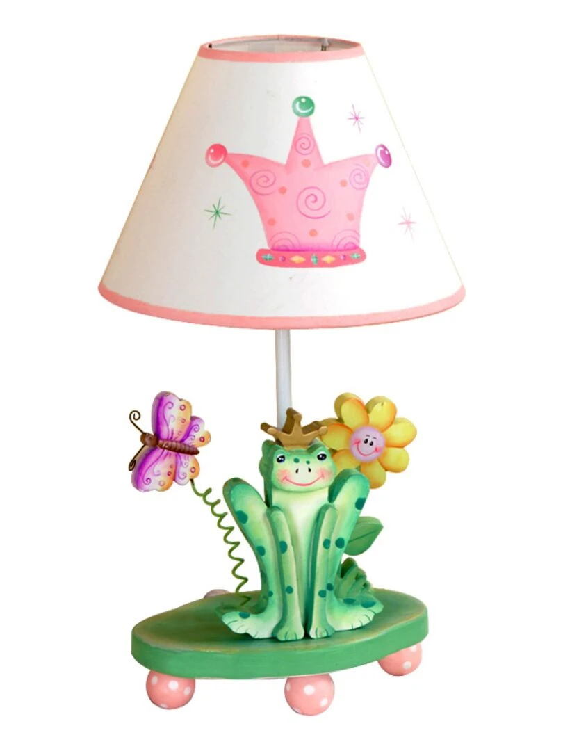 Lampe à poser enfant chevet bureau chambre bébé fille Fantasy Fields W 7506AE Rose