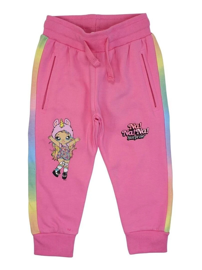 MGA Entertainment Pantalon De Jogging fille imprimé Nana en coton Rose