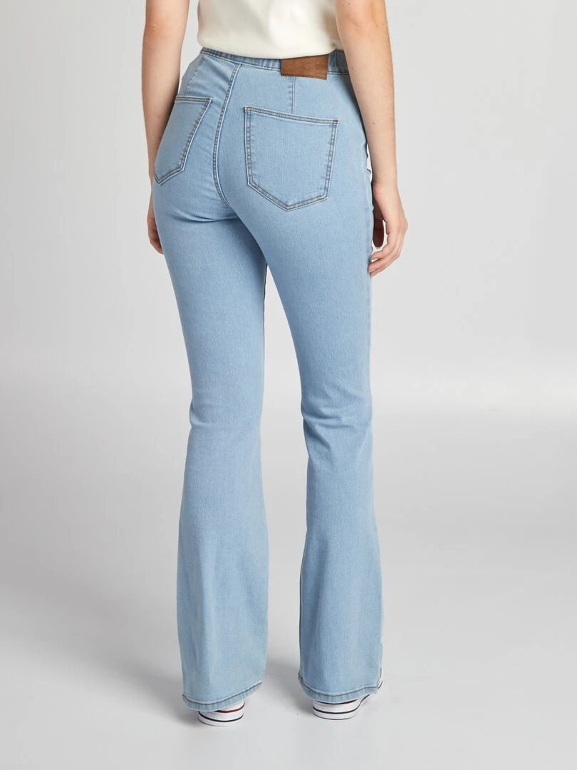 Jegging flare/bootcut stretch   Bleu