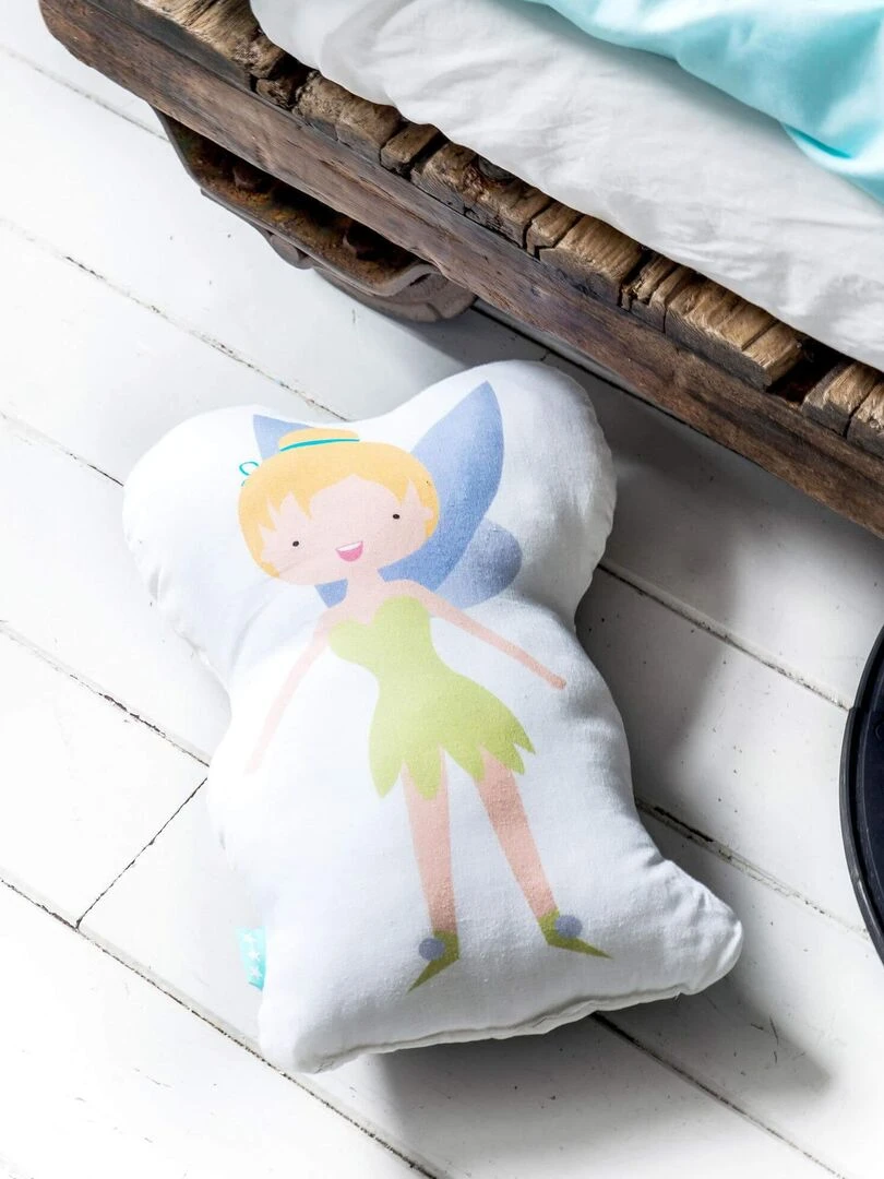 Coussin Flying boy "Happyfriday" Blanc