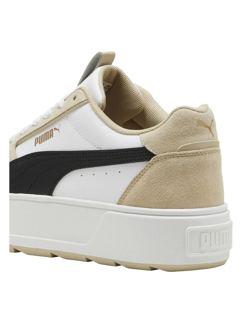 Basket Basse Cuir Puma Karmen Rebelle SD   Blanc