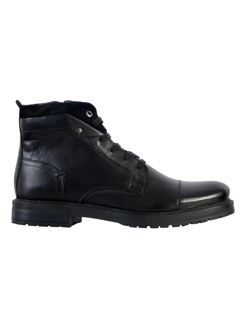Bottine Cuir Redskins Notif Noir