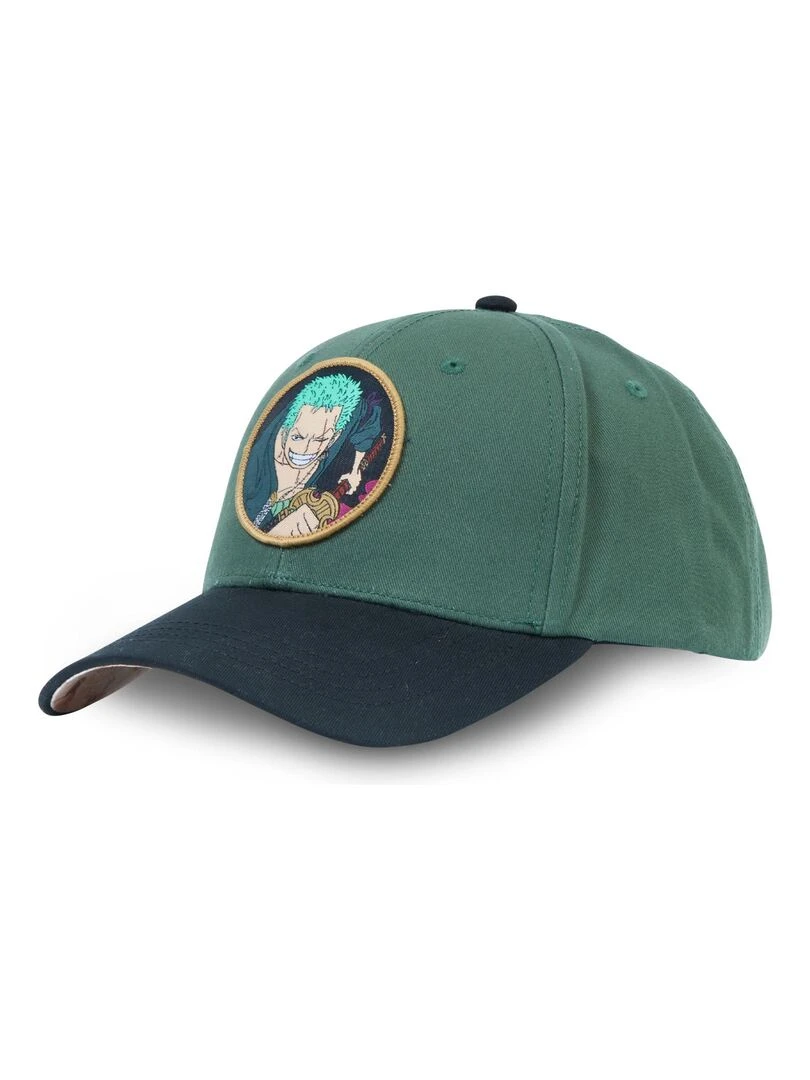 Casquettes adulte baseball fermeture snapback One Piece Freegun Vert