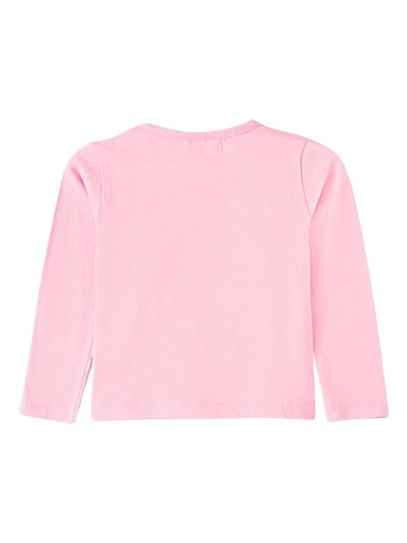 La Pat' Patrouille T shirt fille imprimé La Pat' Patrouille en coton Rose