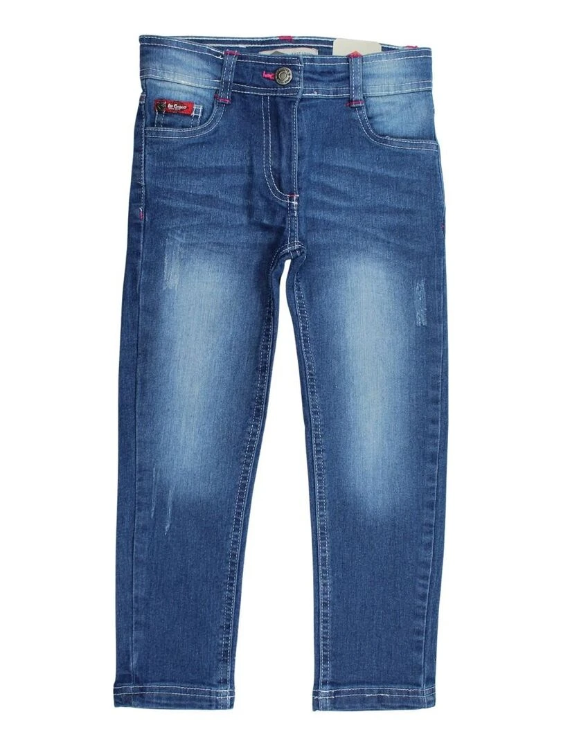 Lee Cooper Pantalons Jeans Et Shorts fille imprimé logo en coton Bleu