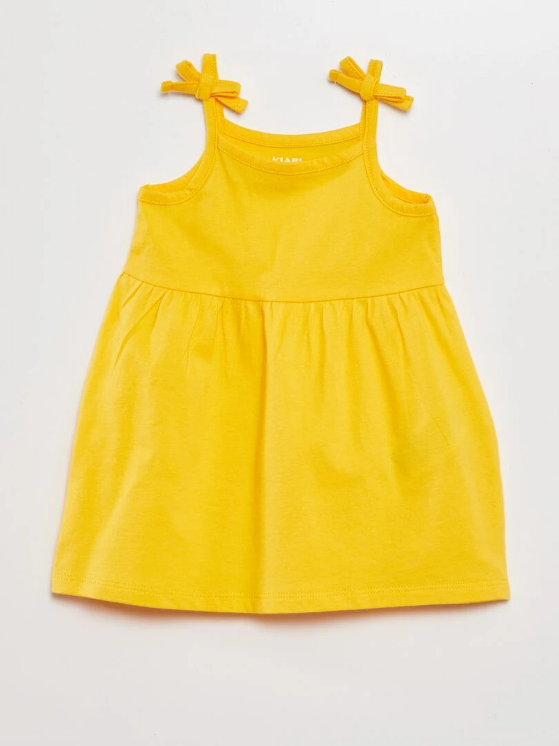 Lot de 2 robes Blanc/Jaune