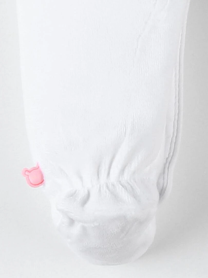 Pyjama dos bien en velours   Noukie's   Blanc