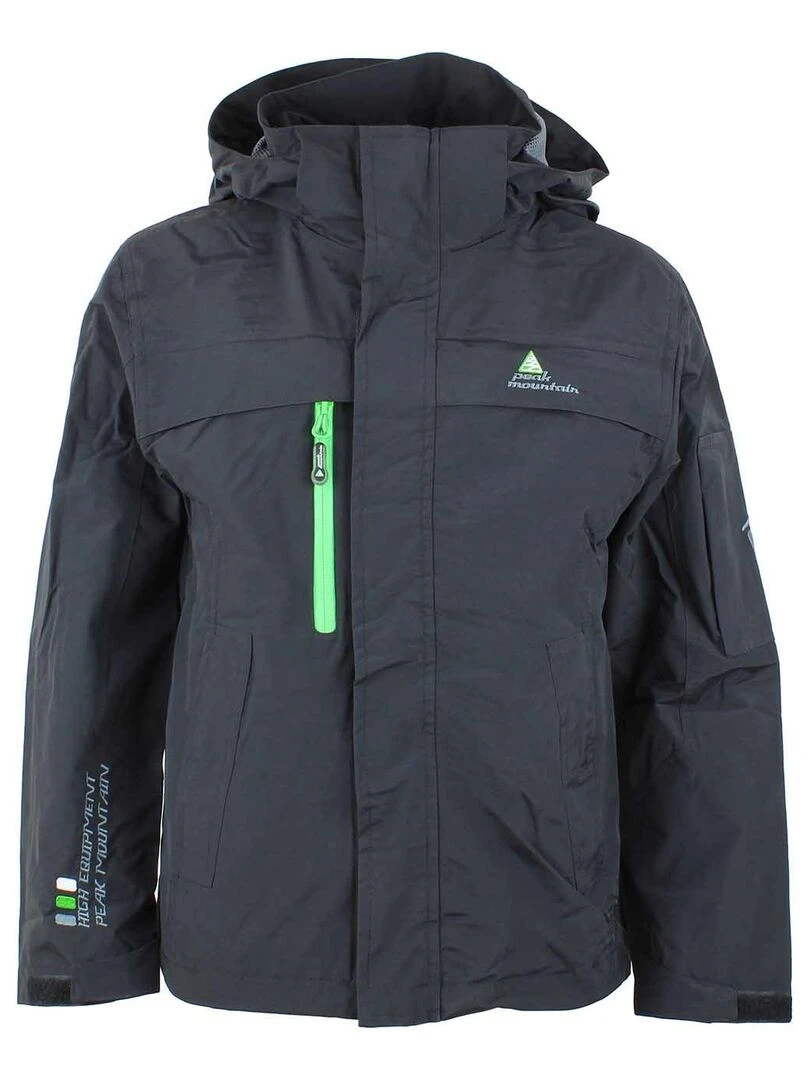 Parka garçon ECASIK PEAK MOUNTAIN Noir Noir