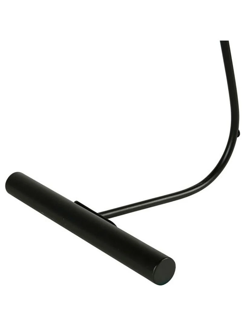 Lampe métal noir abat jour filaire corde Noir