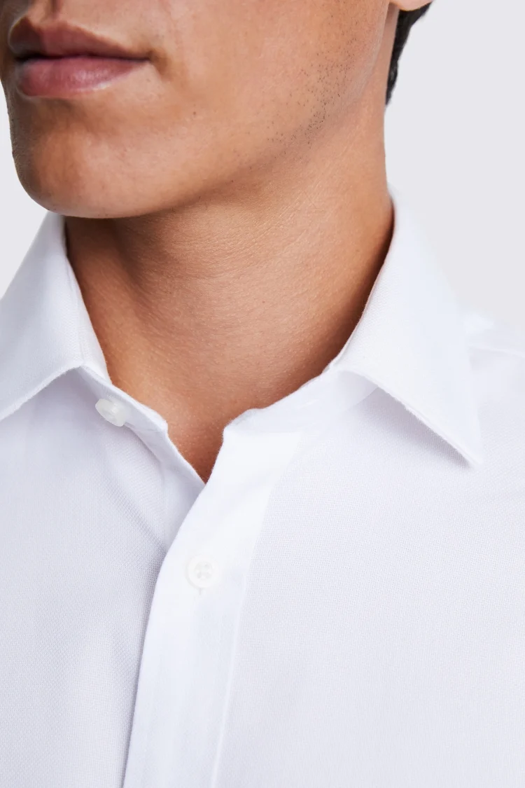 Tailored Fit White Non-Iron Shirt   Buy Online at Moss