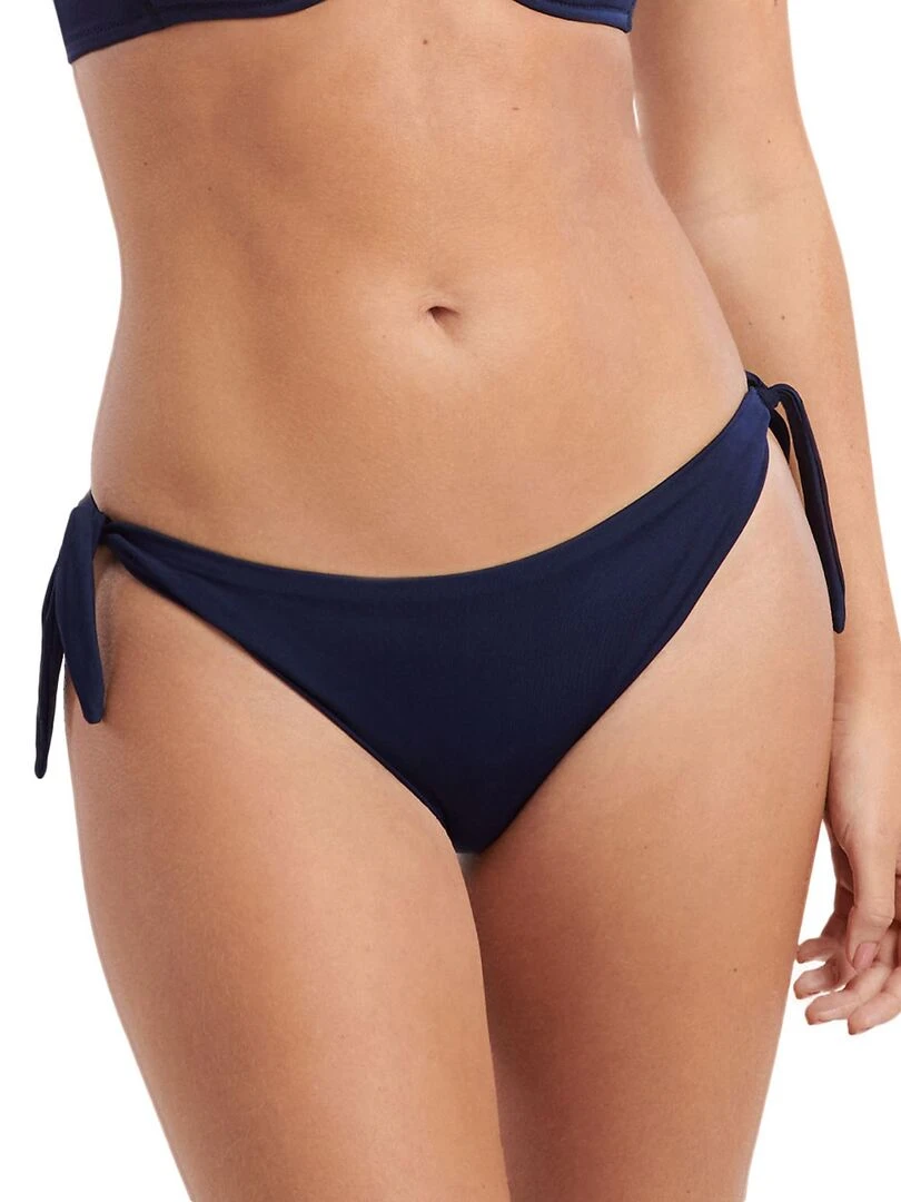 Bas maillot slip de bain à nouettes Okinawa Bleu