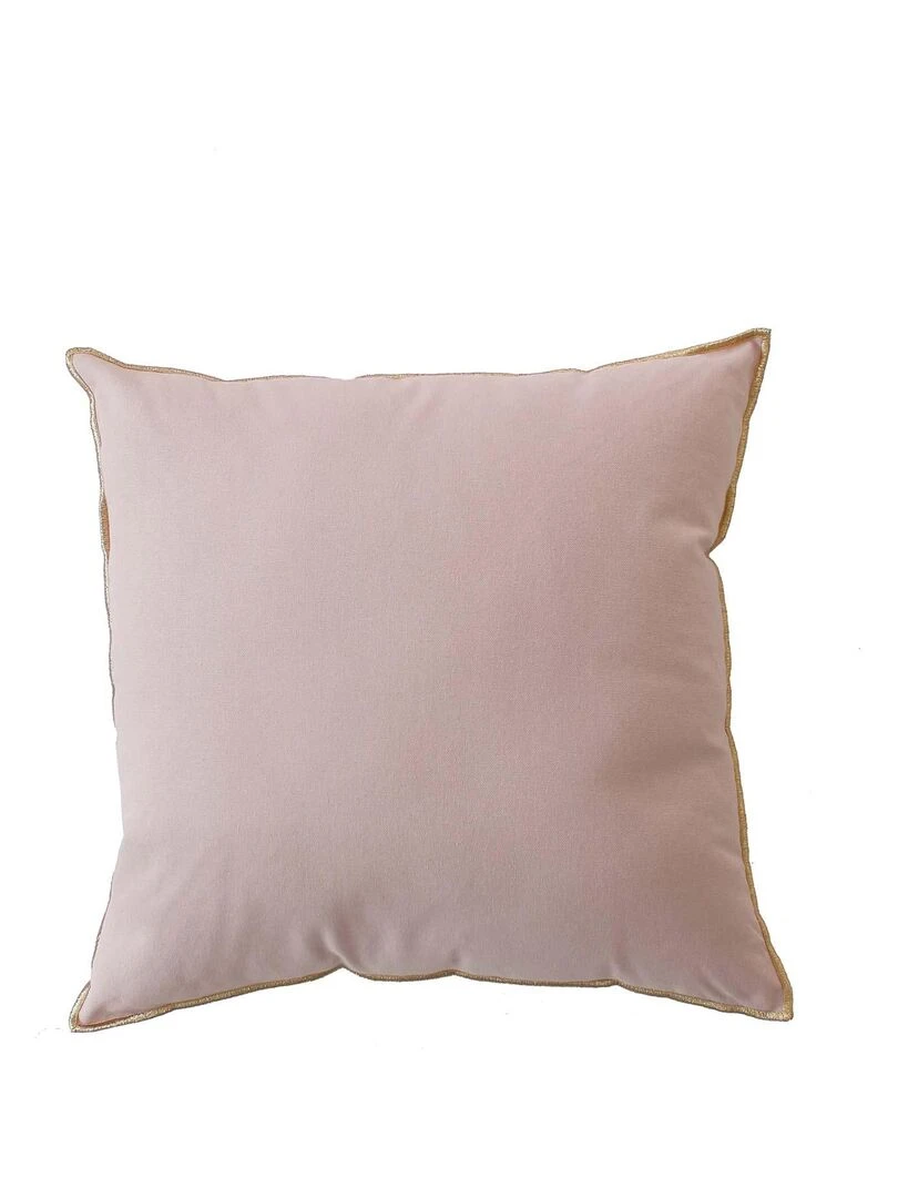 Coussin déhoussable uni au style chic Multicolore