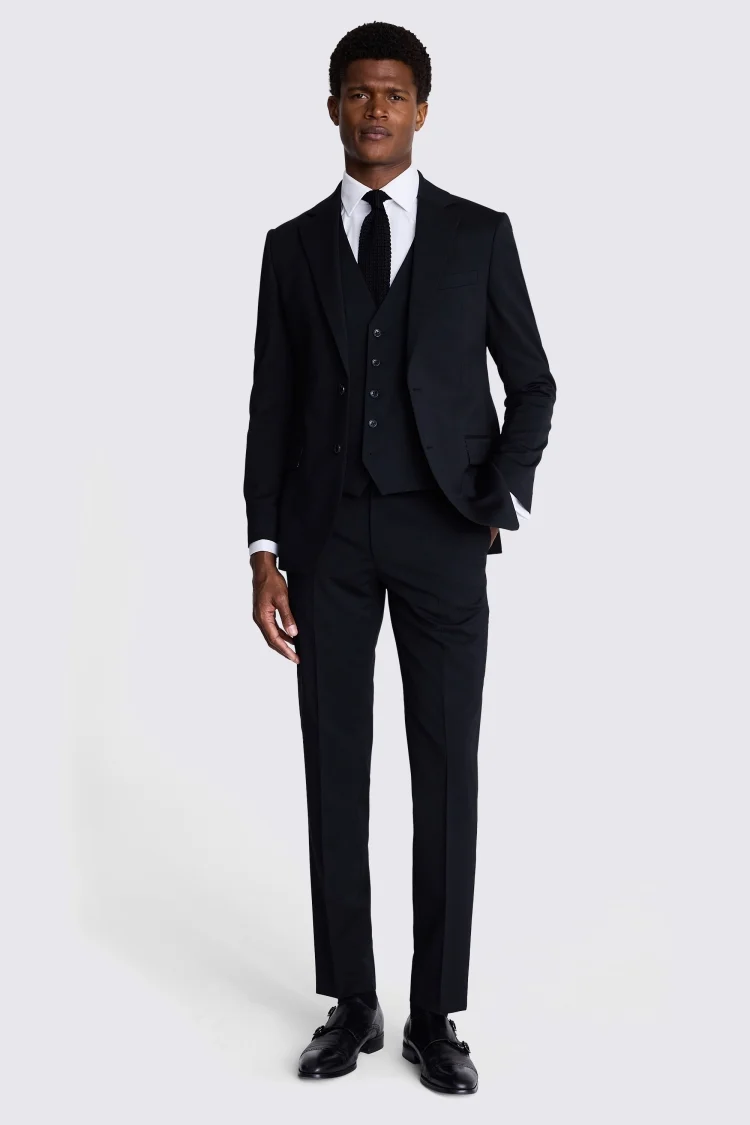 Ted Baker Tailored Fit Black Twill Jacket   Buy Online at Moss