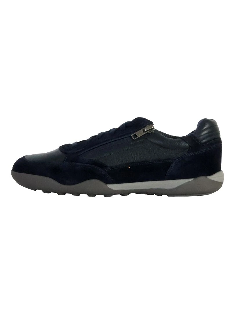 Basket Cuir Geox Metodo Bleu