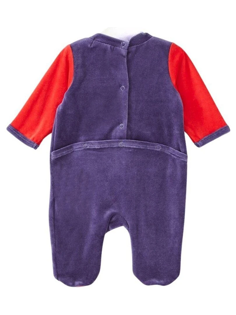 Lee Cooper Grenouillere bébé garçon imprimé logo en coton Rouge