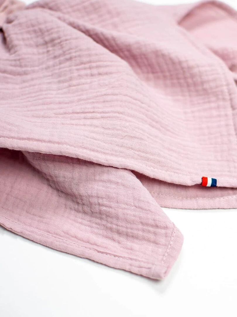 Doudou plat Lapin personnalisable  Jeanne   Rose