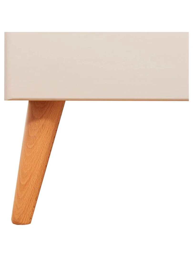 Pack lit avec pieds et matelas Doris   AKITEN RETAIL   Vieux rose