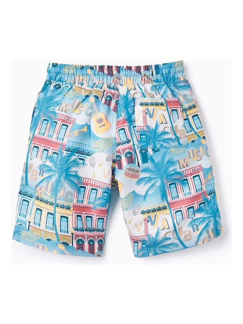 Short De Bain Up 80 Avec Motif Pour Garçon 'Cuba' CUBA Bleu