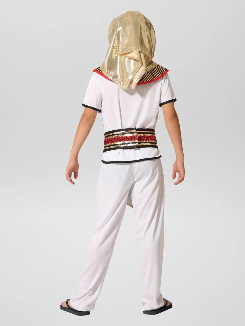 Déguisement style 'Egyptien'   4 pièces   blanc