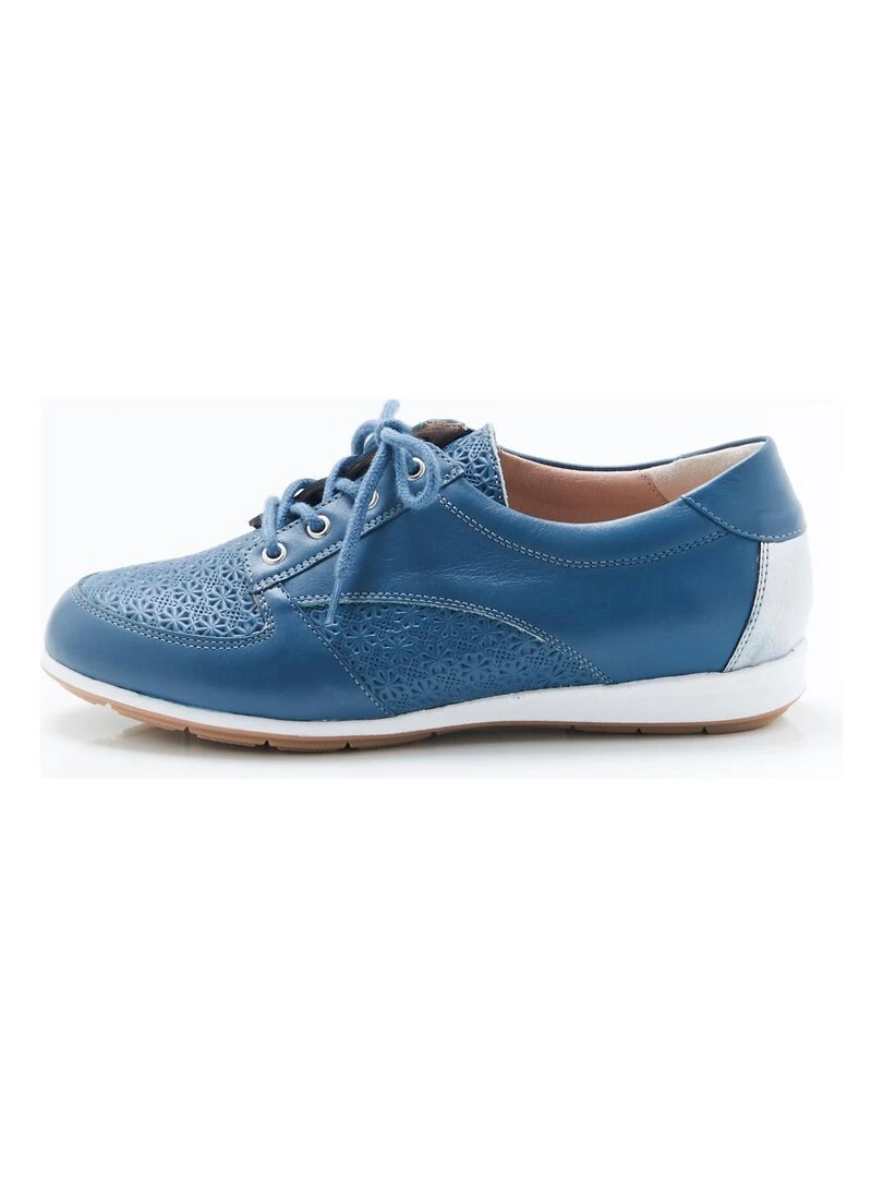 Derbies irisés à lacets Climatyl Damart Bleu