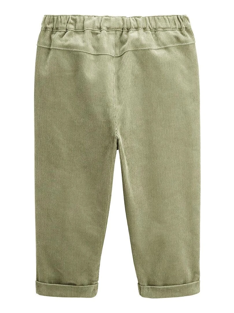 Pantalon bébé en velours côtelé Montreal Kaki