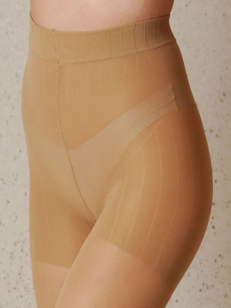 Relaxa 70den Effet revitalisant avec culotte gainante Beige