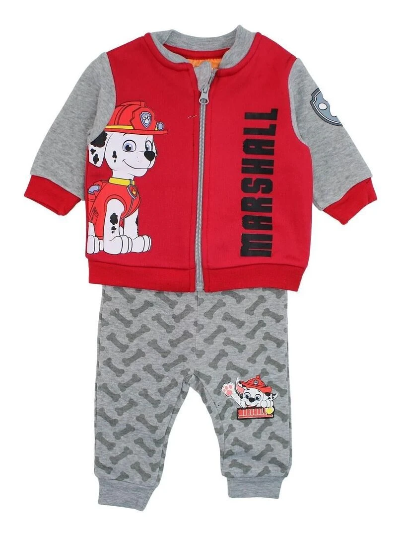 La Pat' Patrouille Jogging bébé garçon imprimé La Pat' Patrouille Rouge