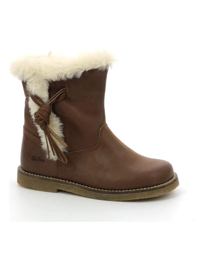 Boots Cuir Sacho Marron