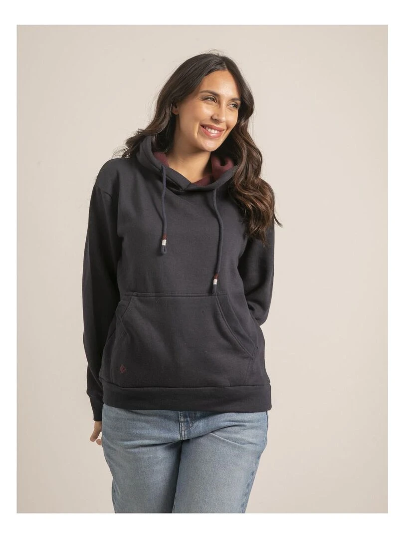 Sweatshirt capuche YZIA Bleu marine