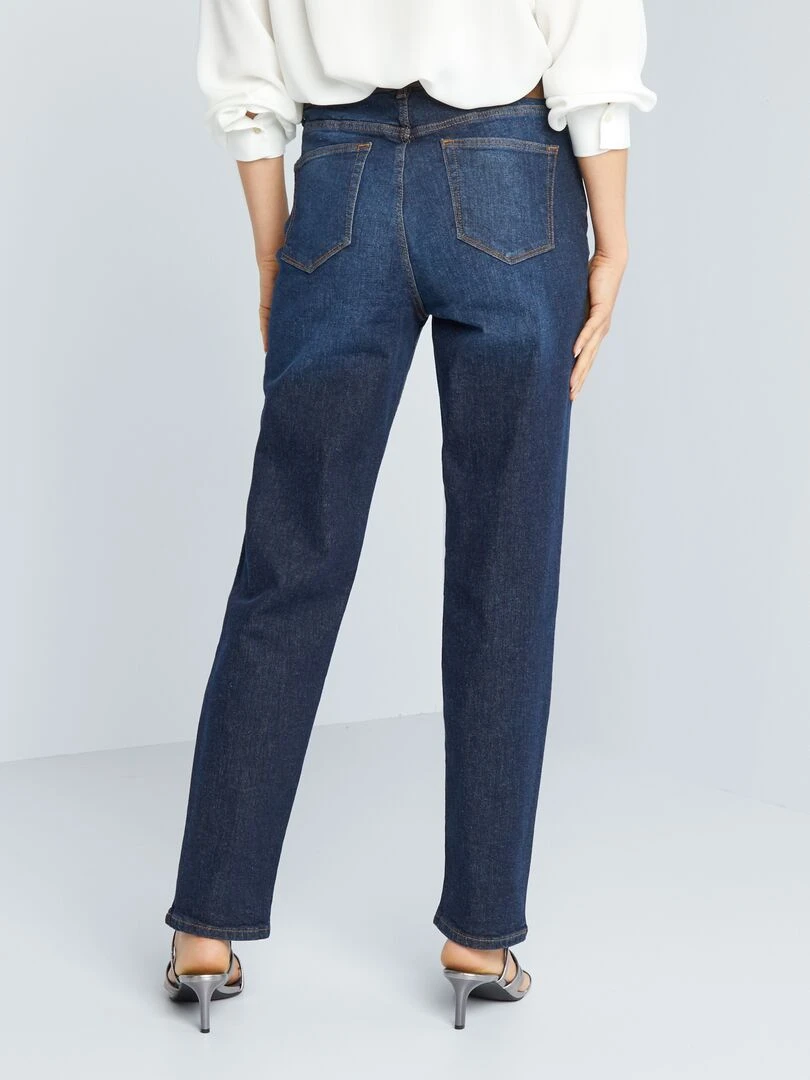 Jean regular taille haute   L30   Brut