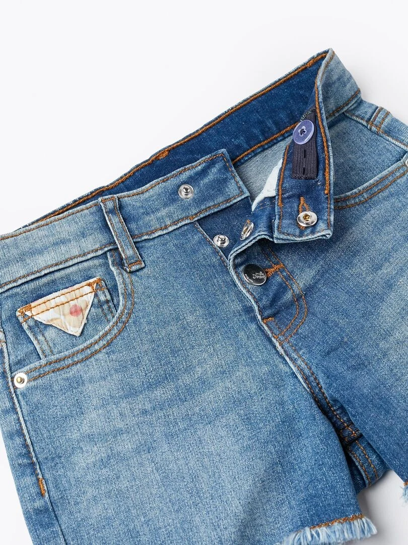 Shorts en jean pour fille  THE WAVE TRIBE   Bleu