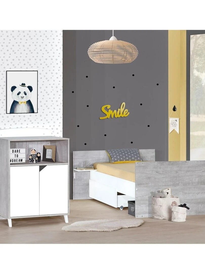 Tiroir pour lit évolutif  en bois blanc   BABYPRICE   Blanc