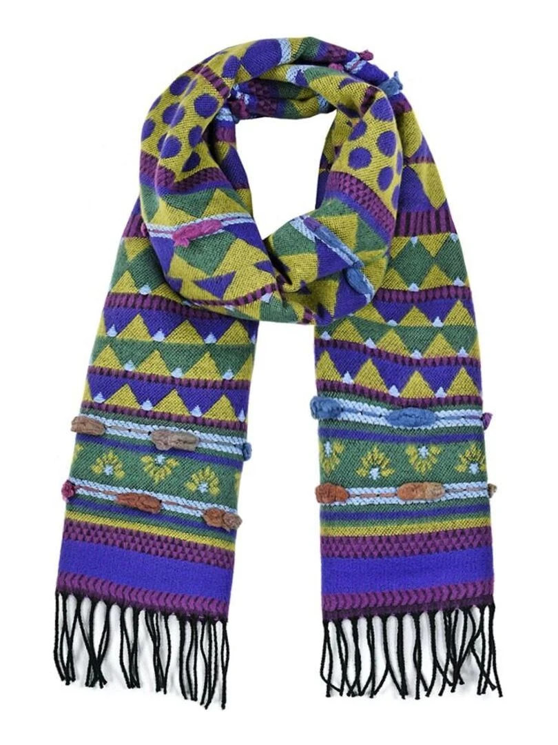Echarpe Troïka Fabriqué en France Violet