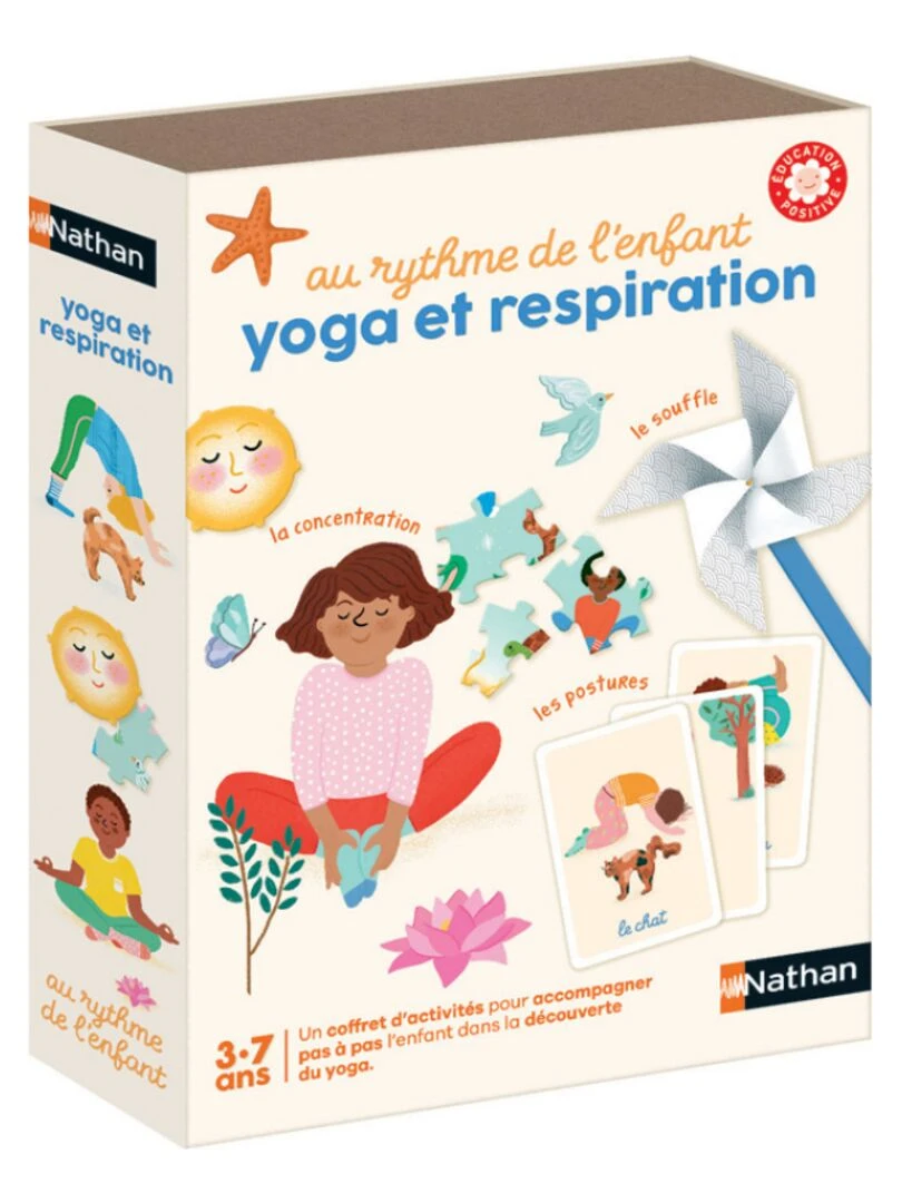 Coffret d'activités Au rythme de l'enfant Yoga et respiration N/A