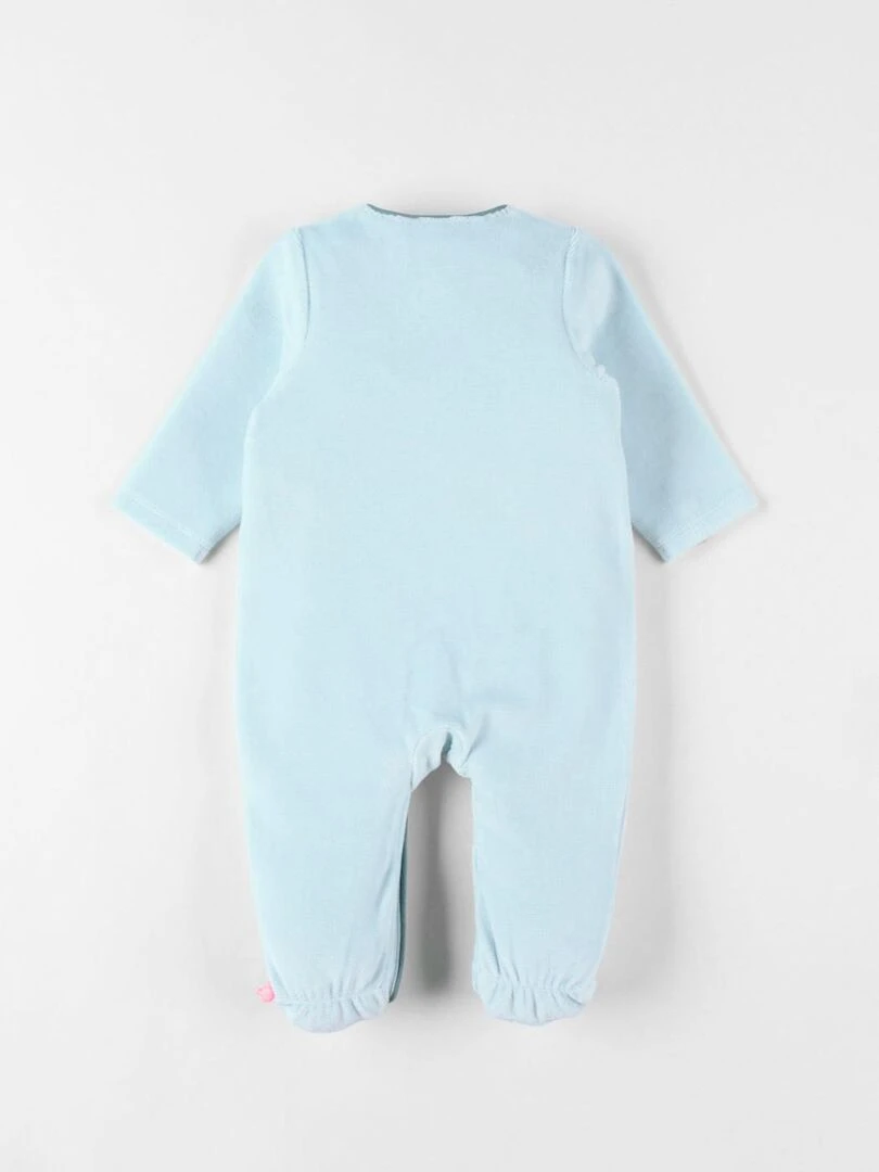Pyjama  Velours côtelé   Lion   Noukie's   Bleu