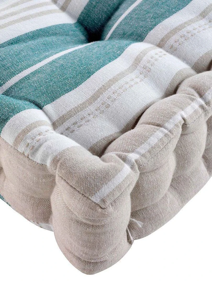 Coussin de sol Naturaline Bleu