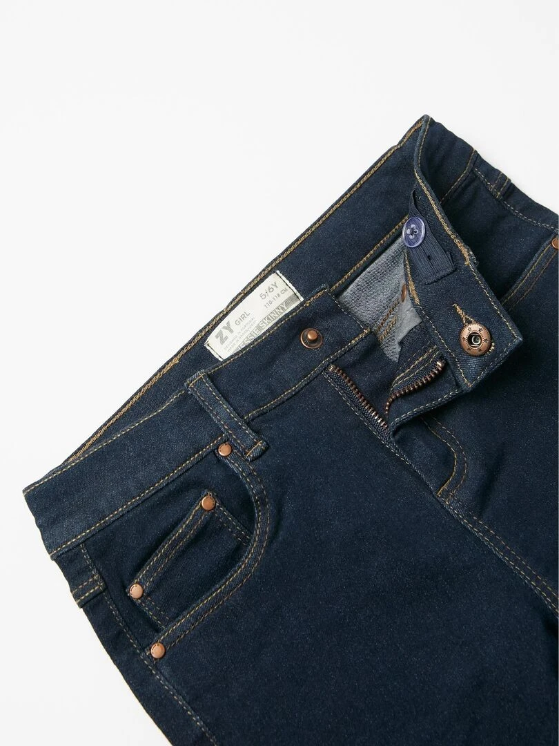 Jean Skinny Fille  LE CHALET   Bleu foncé