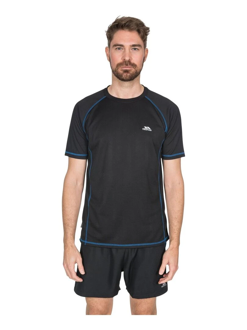 Trespass   T shirt de sport ALBERT   Noir