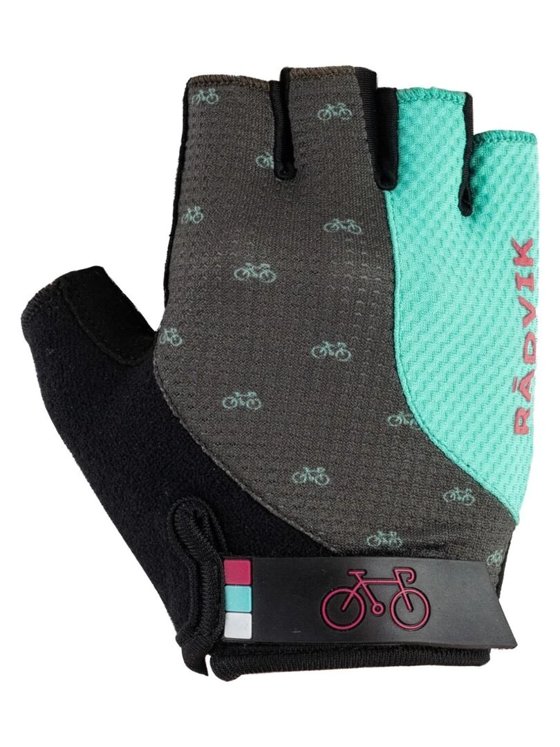 Radvik Gants de cyclisme RUNDE Noir Kaki