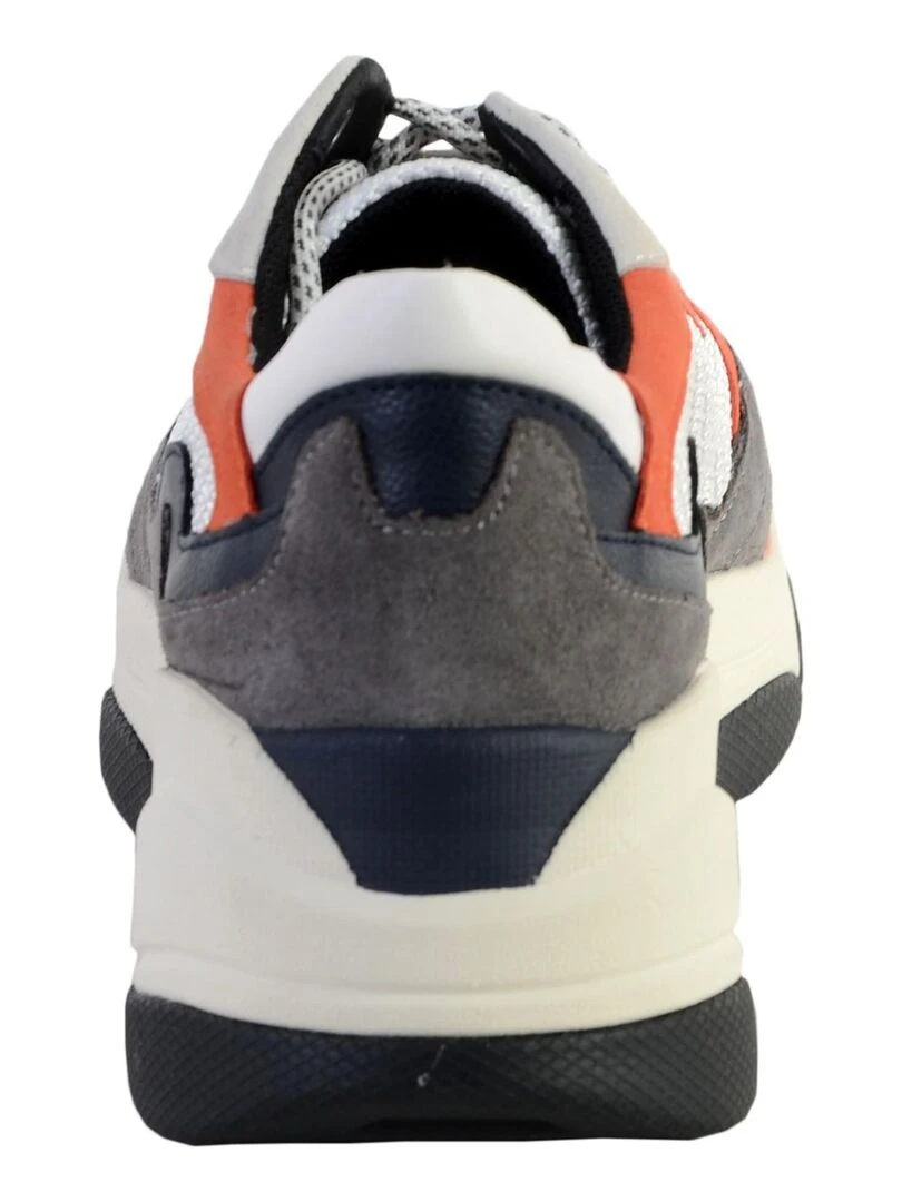 Basket Geox D Kirya B  Suede+Mesh   Gris