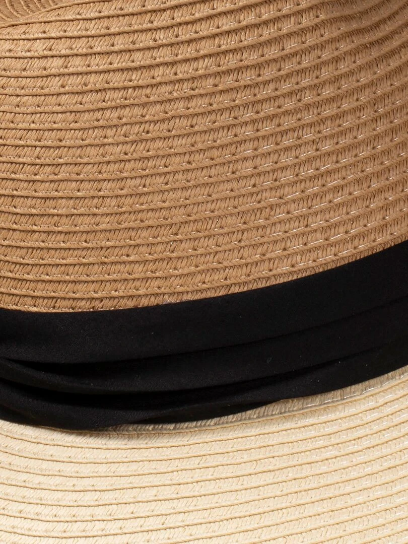 Isotoner Chapeau Fedora Noué Noir Noir